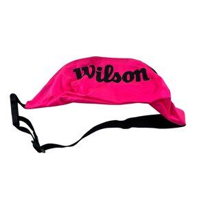 Wilson Pink Waist Bag Adjustable Strap Vintage Fanny Pack Neon